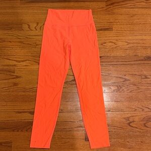 Carbon38 High-Waist Leggings in Bright Orange